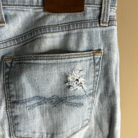 Lucky Brand Charlotte rail ankle jeans 0 25 distressed - Picture 8 of 12